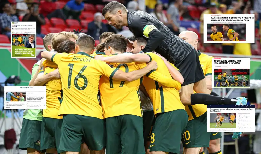 Australia se enfrentará por segunda vez en su historia a Perú. Van por el pase al Mundial Qatar 2022. Foto: composición LR.