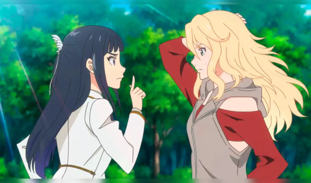 Eve y Aoi tuvieron un lindo reencuentro en el episodio 9 de “Birdie Wing: Golf Girls’ Story”. Foto: Bandai Namco Pictures