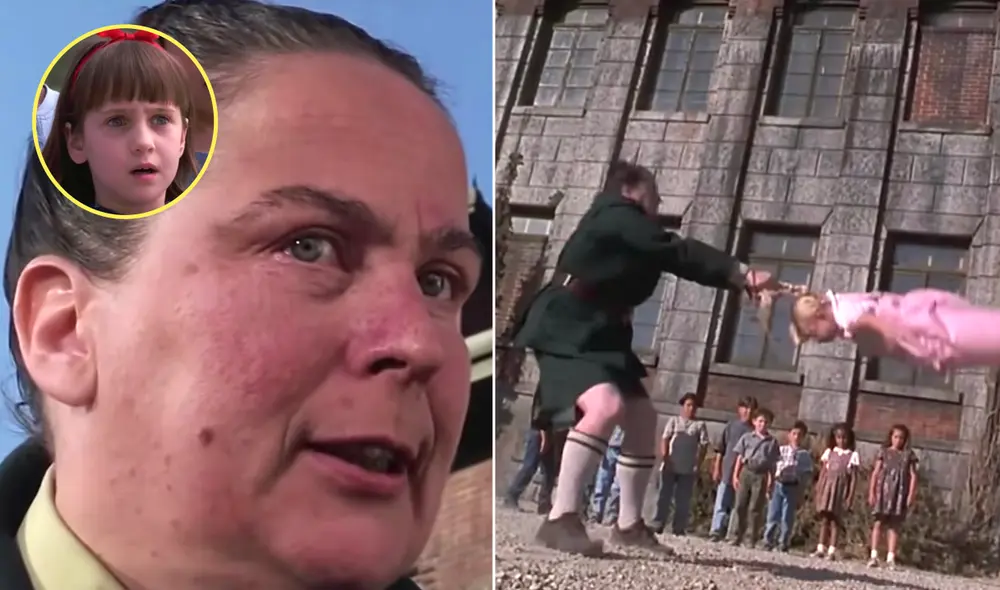 'Tronchatoro', la directora del colegio de Matilda, fue llevada a la ficción por la actriz Pam Ferris. Foto: composición/difusión 'Tronchatoro', la directora del colegio de Matilda, fue llevada a la ficción por la actriz Pam Ferris. Foto: composición/difusión