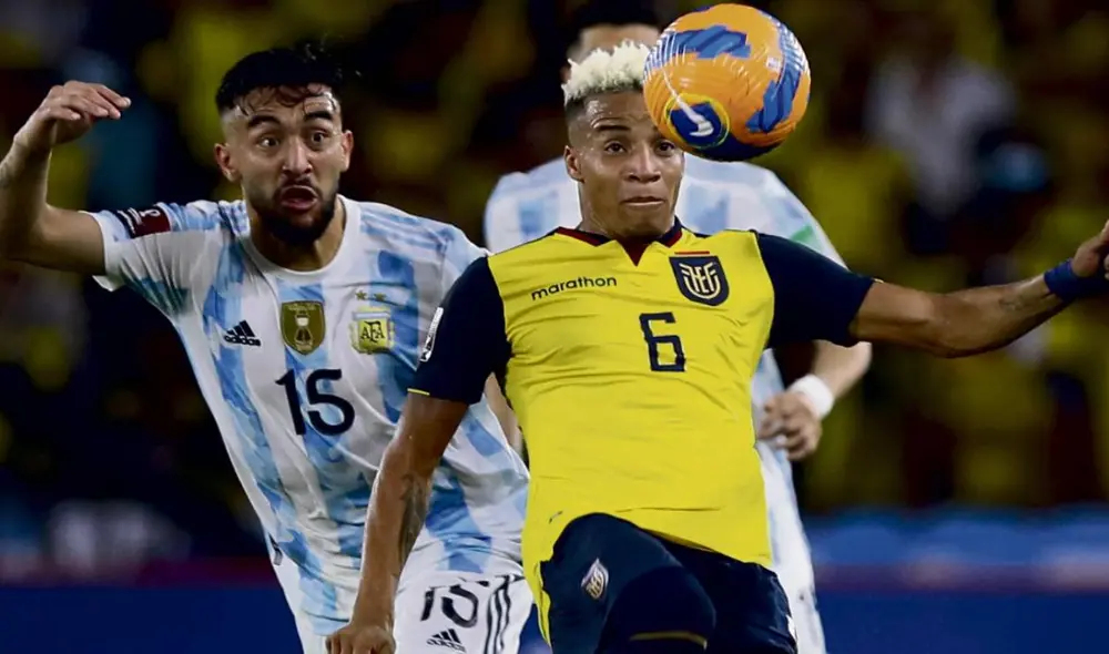 Byron Castillo podría ser sancionado por la FIFA por adulterar documentación de identidad. Foto: AFP