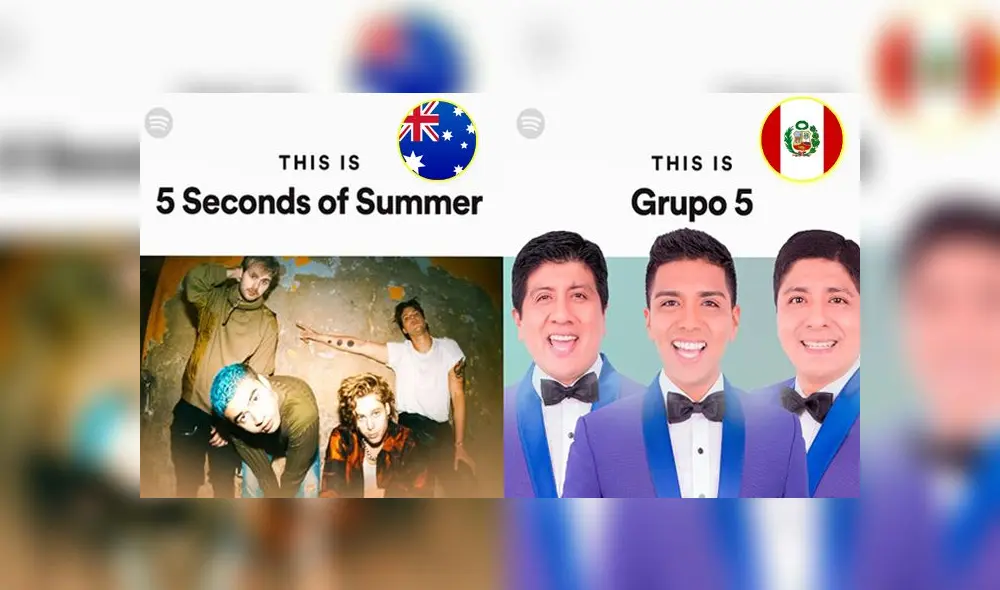 La nueva tendencia de Twitter es el grupo musical de cumbia Grupo 5. Foto: composición/capturas de Twitter La nueva tendencia de Twitter es el grupo musical de cumbia Grupo 5. Foto: composición/capturas de Twitter