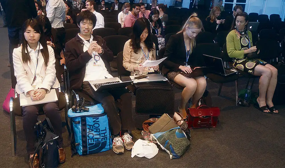 Asedio digital. Grupo de mujeres periodistas que cubren la Cumbre de las Américas en la ciudad de Los Ángeles, California. Foto: difusión Asedio digital. Grupo de mujeres periodistas que cubren la Cumbre de las Américas en la ciudad de Los Ángeles, California. Foto: difusión