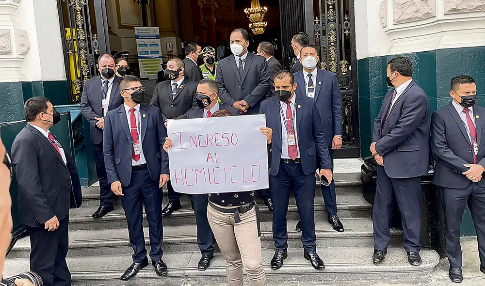 Deficiencias. Inseguridad en el Congreso alcanza a todos. Foto: URPI-GLR Deficiencias. Inseguridad en el Congreso alcanza a todos. Foto: URPI-GLR