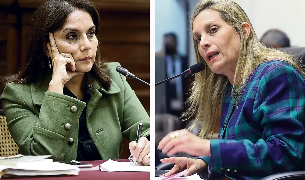 Juárez no aceptó postergar la aprobación del dictamen. Asimismo, Alva es autora de uno de los proyectos. Foto: composición LR