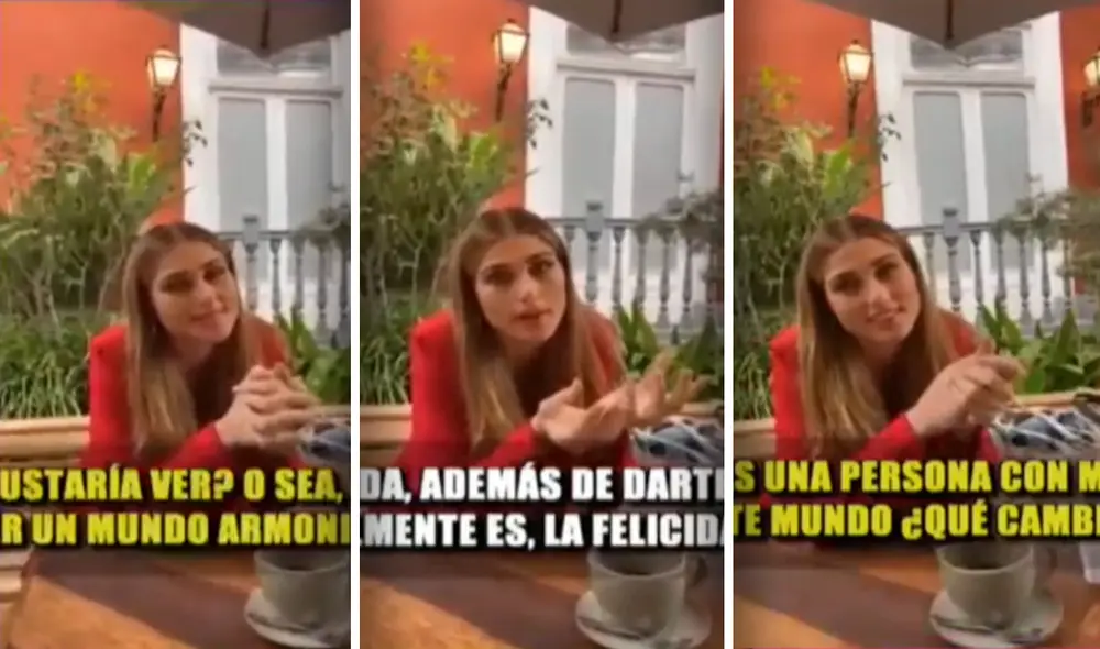 La modelo Alessia Rovegno cometió un lapsus durante una conversación con Janick Maceta. Foto: composición captura ATV. La modelo Alessia Rovegno cometió un lapsus durante una conversación con Janick Maceta. Foto: composición captura ATV.