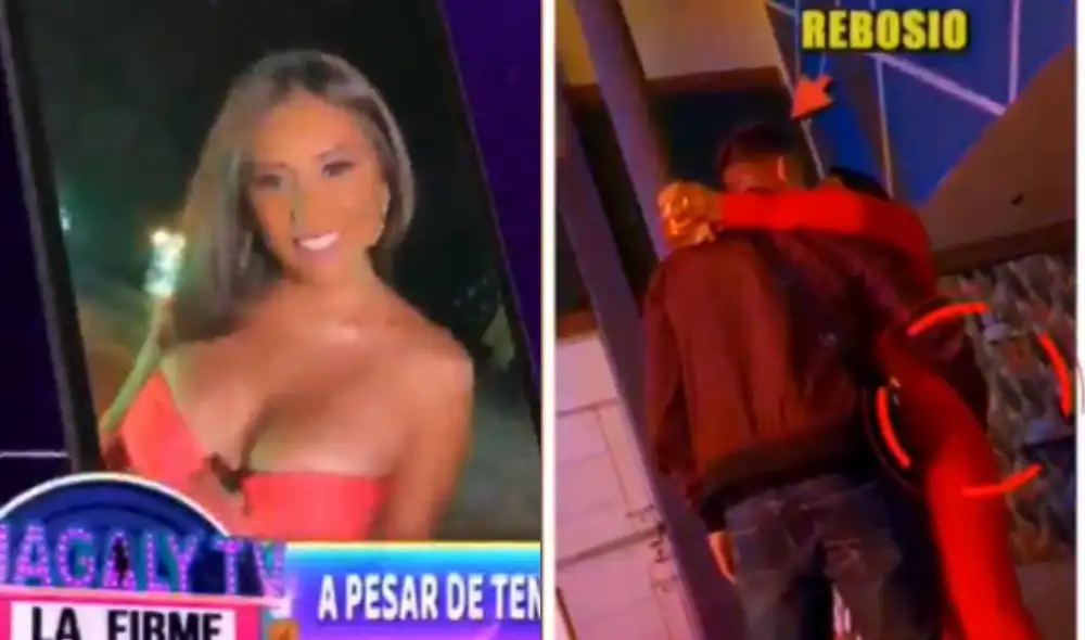 Joven captada con el 'Conejo' Rebosio rompe su silencio. Foto: composición/ captura de ATV