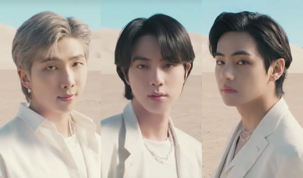 RM, Jin y V de BTS en avances individuales del nuevo video "Yet to come". Foto: captura YouTube Reels / Hybe Labels