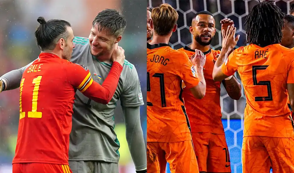 Gales debutará en la Liga de Naciones tras clasificar a Qatar 2022. Foto: Composición LR / FIFA, Twitter @OnsOranje