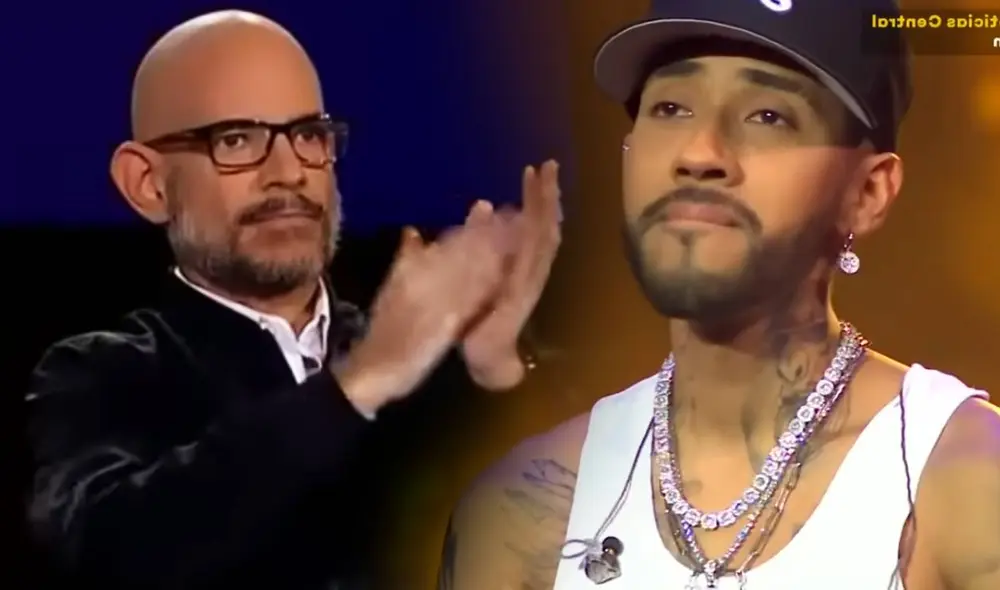 Ricardo Morán comenta presentación de imitador de Rauw Alejandro. Foto: composición/ captura de Latina