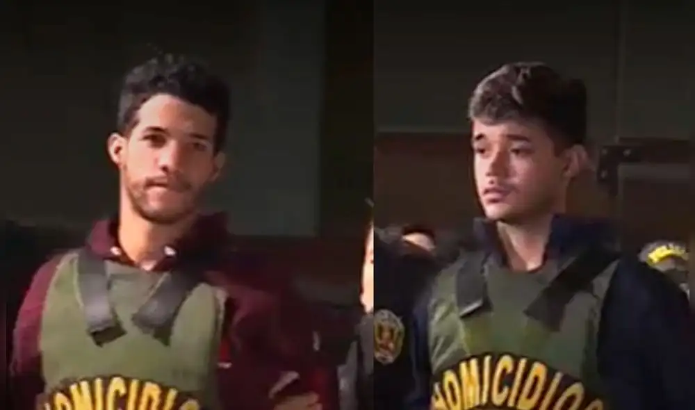 Tras ser hallados como culpables de homicidio, los 2 sujetos permanecerán en prisón hasta el año 2054. Foto: captura/América TV Tras ser hallados como culpables de homicidio, los 2 sujetos permanecerán en prisón hasta el año 2054. Foto: captura/América TV