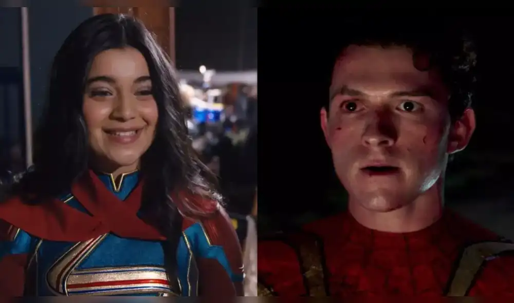 Conoce cómo se vinculan Peter Parker con Kamala Khan gracias a la escena poscrédito de "Ms. Marvel". Foto: composición/ Marvel Studios