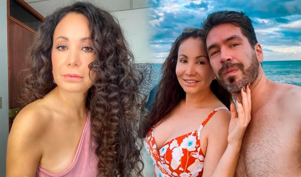 Janet Barboza se retiró del set tras ser consultada sobre su romance con Miguel Bayona. Foto: composición LR/Instagram