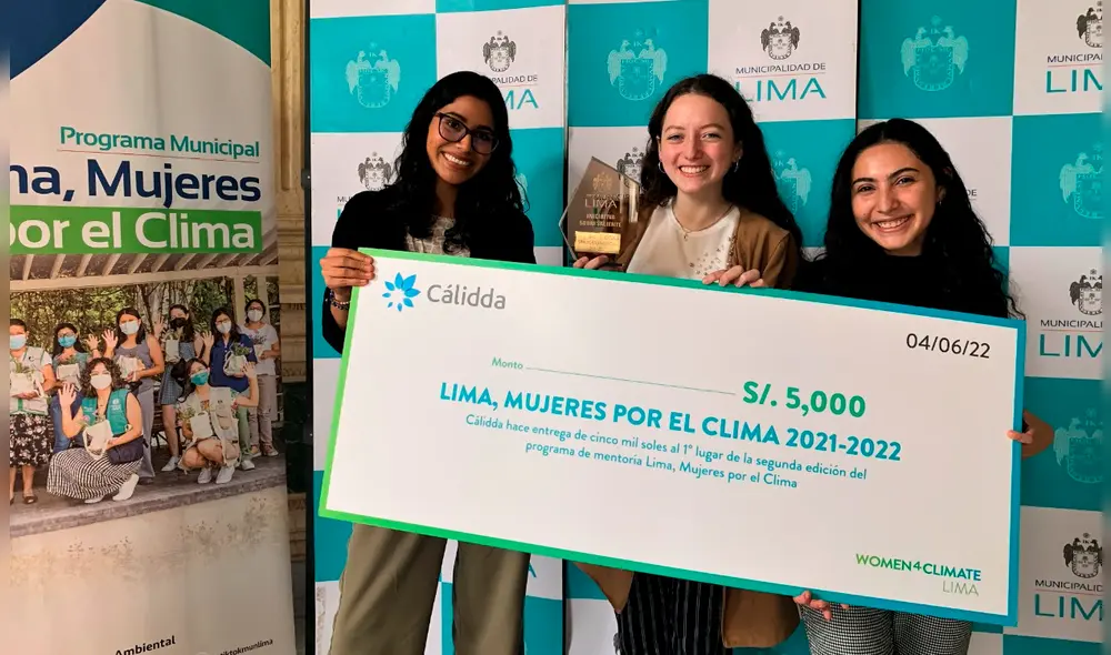 Joven destacó por su proyecto innovador. Foto: Municipalidad de Lima