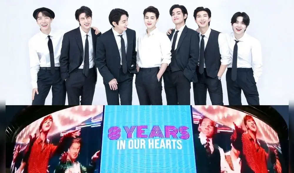 Entel organiza un proyecto para BTS y ARMY de Perú. Foto: composición/Twitter.