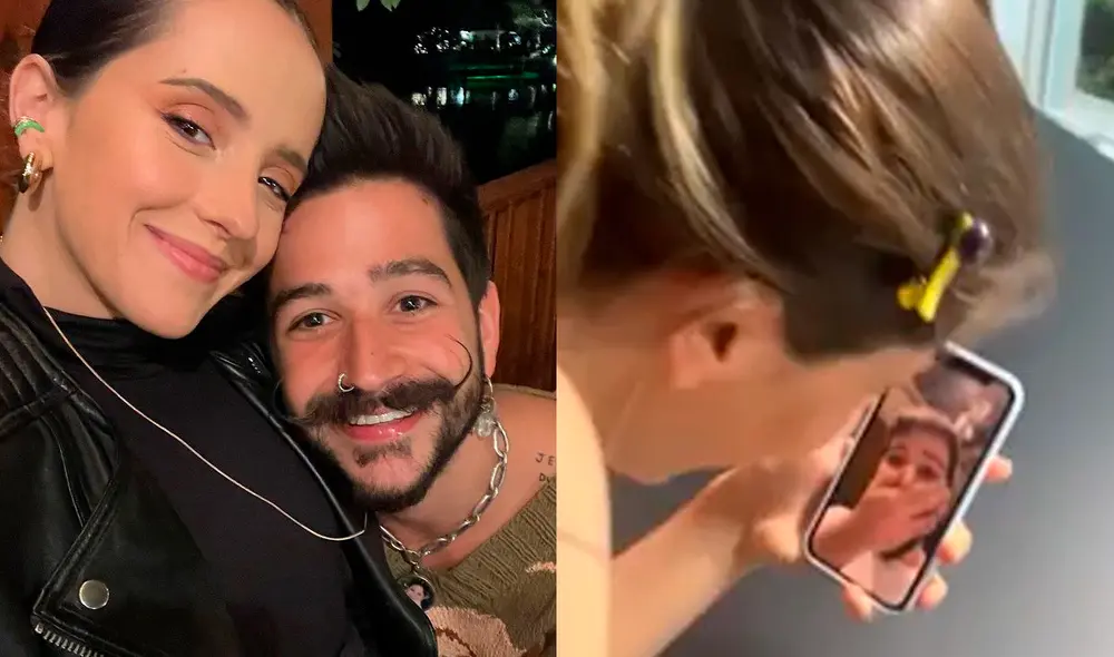 Evaluna no pudo guardar por más tiempo la sorpresa que le tenía preparada a Camilo. Foto: Camilo/Instagram.