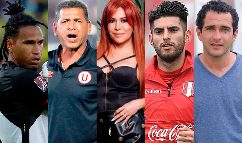 Magaly Medina siempre tuvo a los futbolistas como sus principales víctimas para sus ampays. Foto: composición GLR Magaly Medina siempre tuvo a los futbolistas como sus principales víctimas para sus ampays. Foto: composición GLR