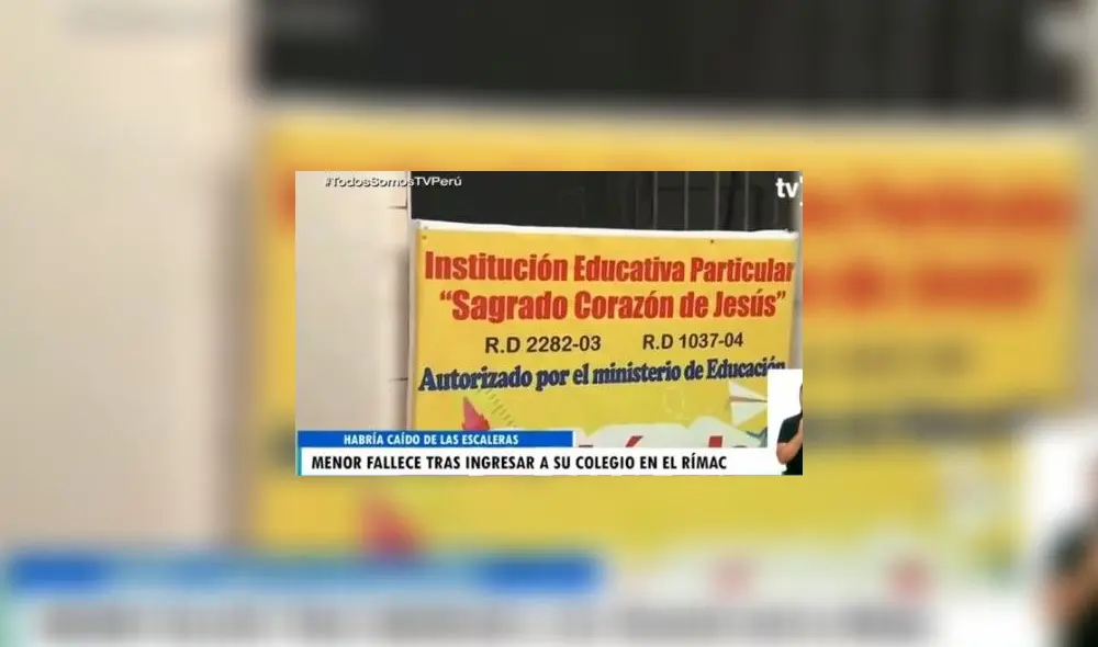 De encontrar responsabilidad, el colegio podría ser castigado con una multa de hasta 450 UIT, lo que equivale a S/ 2 millones 70.000 soles. Foto: captura de TV Perú. De encontrar responsabilidad, el colegio podría ser castigado con una multa de hasta 450 UIT, lo que equivale a S/ 2 millones 70.000 soles. Foto: captura de TV Perú.