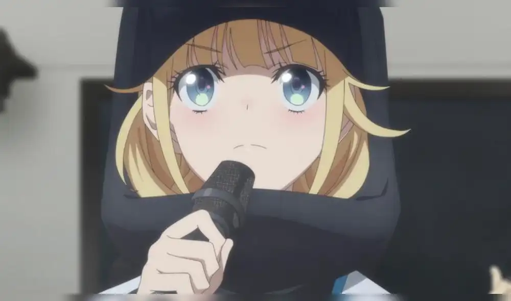 Eiko en el avance del capítulo 11 de "Paripi Koumei". Foto: P.A. Works