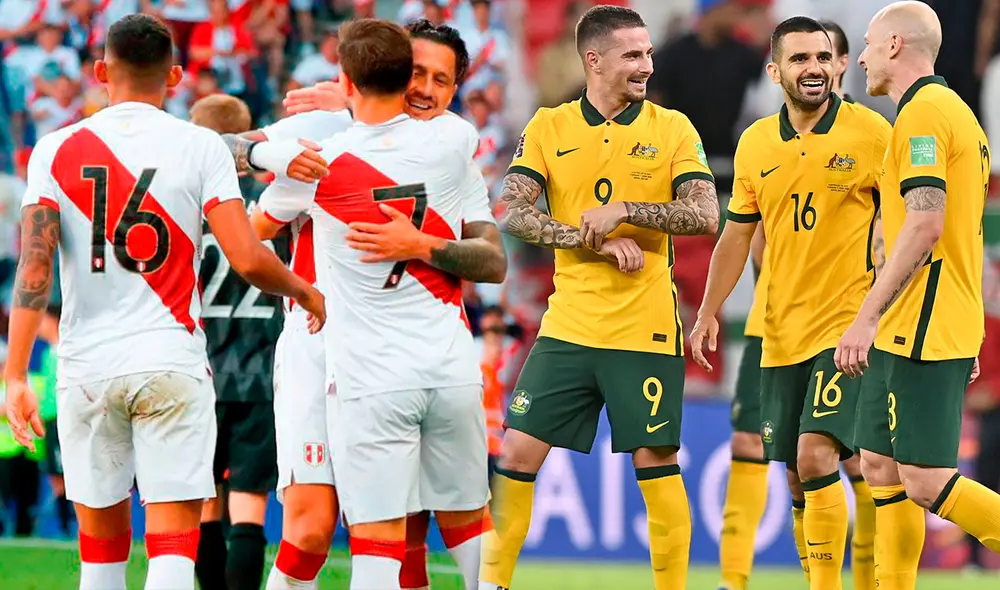 Perú o Australia se quedará con el penúltimo boleto a la Copa del Mundo. Foto: composición EFE Perú o Australia se quedará con el penúltimo boleto a la Copa del Mundo. Foto: composición EFE