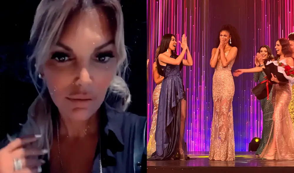 Jessica Newton quedó encantada con la organización de "Esto es guerra" para la elección de Miss Perú Hispanoamérica 2022. Foto: composición Jessica Newton, Miss Perú/Instagram.