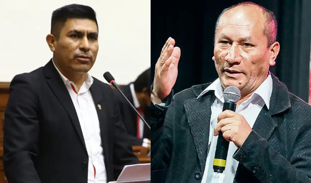 El congresista Alex Flores saludó la orden de detención contra el exministro de Transportes Juan Silva por el caso Puente Tarata III. Foto: composición/ La República