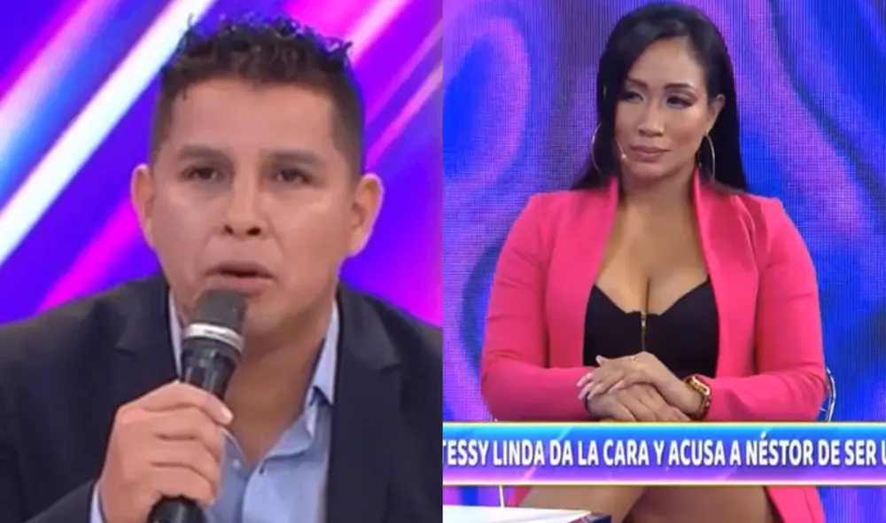 Tessy Linda acusa a Néstor Villanueva de haber filtrado un video íntimo de ambos. Foto: composición/ ATV