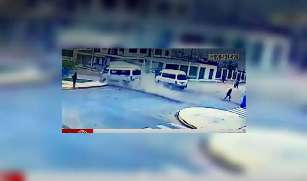 Personas pudieron fallecer si el impacto era más fuerte. Foto: captura de América