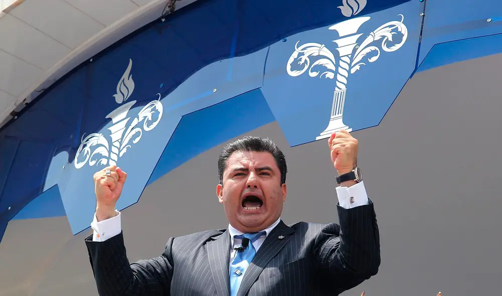 Líder de la iglesia de la Luz del Mundo, el mexicano Naasón Joaquín García. Foto: EFE Líder de la iglesia de la Luz del Mundo, el mexicano Naasón Joaquín García. Foto: EFE