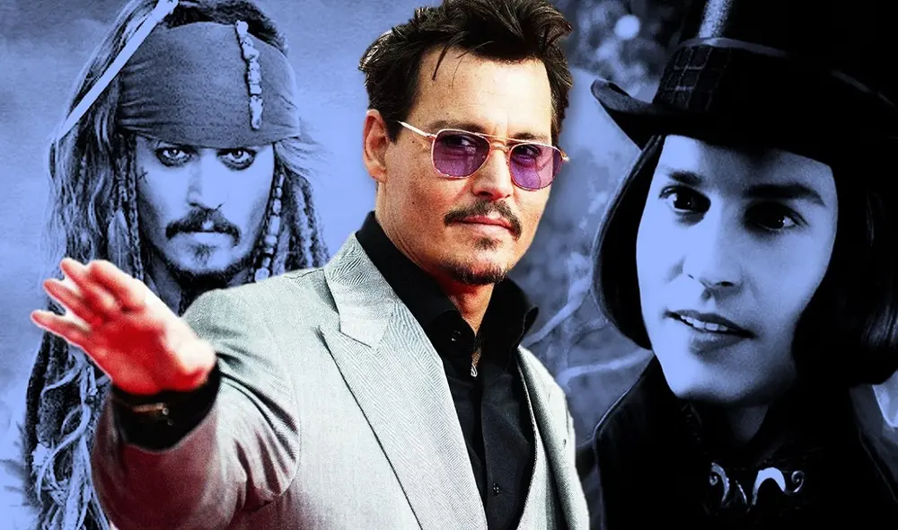 Johnny Depp inció su carrera actoral en los años 80 y ha colaborado en diferentes oportunidades con el director Tim Burton. Foto: composición/difusión