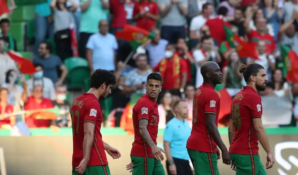 Portugal jugó de local en Lisboa por la tercera fecha de la UEFA Nations League. Foto: EFE