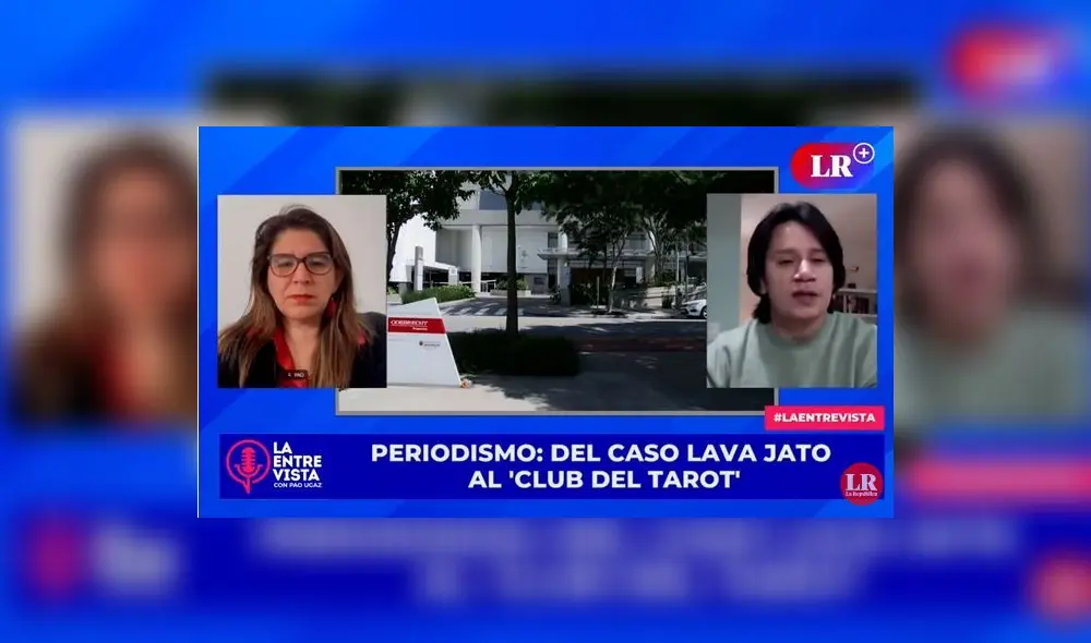 Christopher Acosta en "La entrevista" con Paola Ugaz. Foto: captura de LR+ Christopher Acosta en "La entrevista" con Paola Ugaz. Foto: captura de LR+