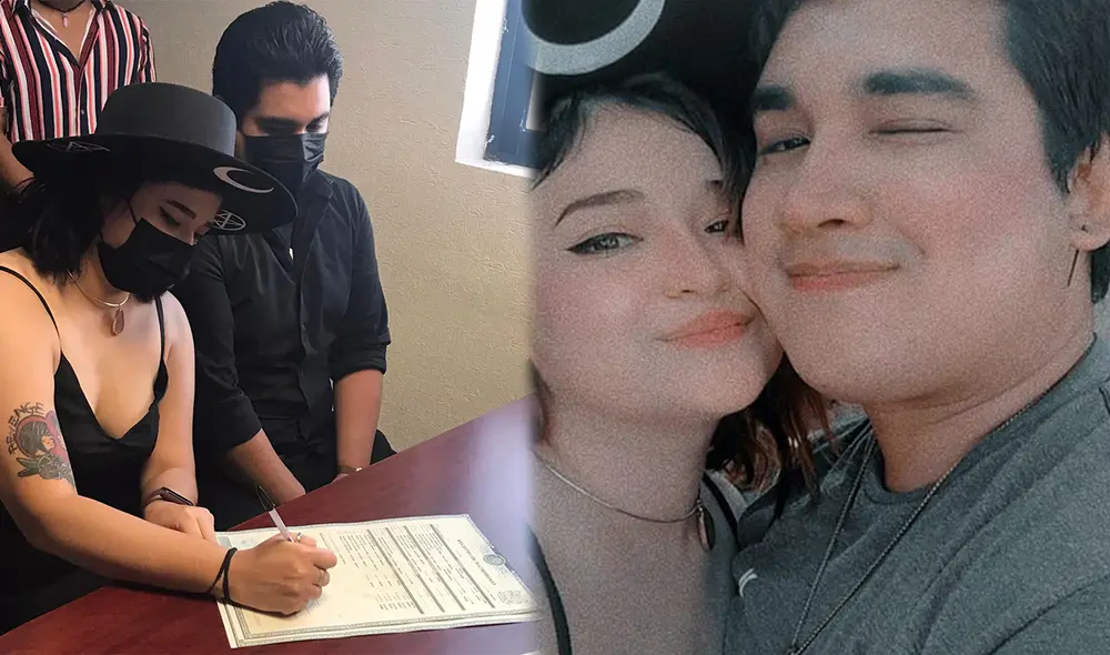 La pareja se casó en Nuevo Laredo como parte de una campaña de matrimonios colectivos. Foto: DIF Nuevo Laredo/ Facebook Amber