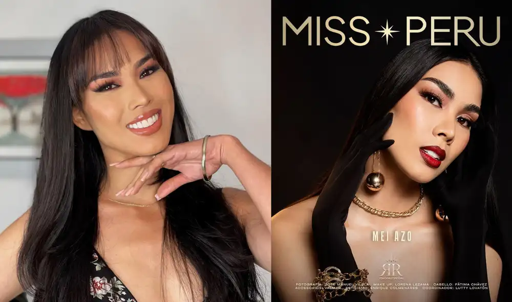 Mei Azo postula al Miss Perú por tercera vez. Foto: composición/Mei.yiu/Instagram