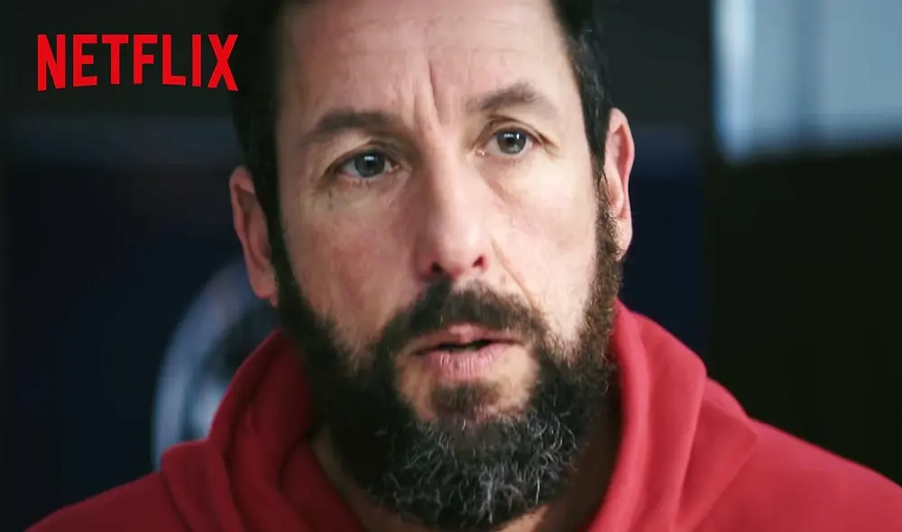 En esta película de Netflix, Adam Sandler comparte roles con el jugador profesional de baloncesto Juancho Hernangómez. Foto: composición/Netflix