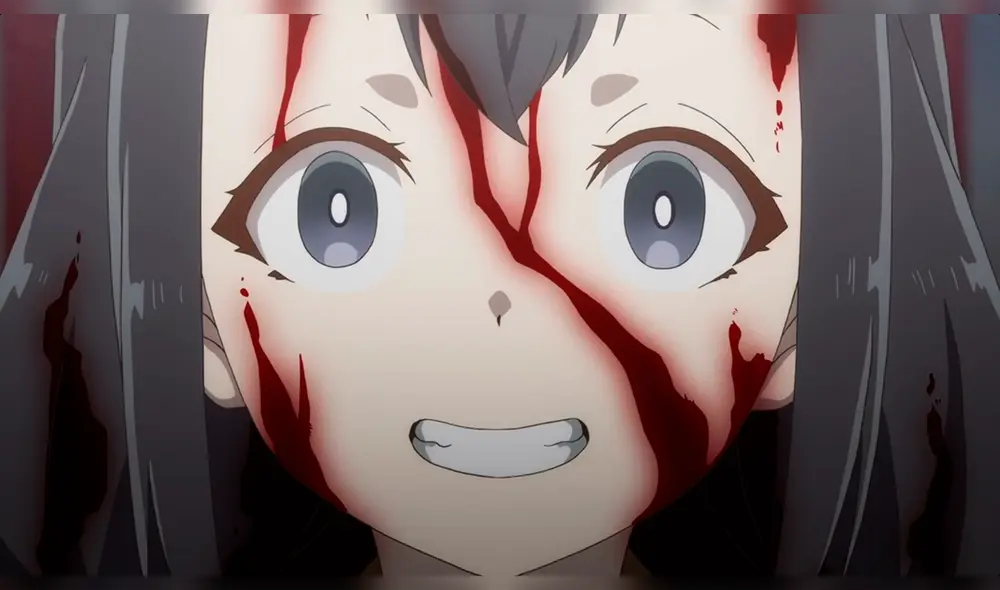 La niña misteriosa resultó ser Pandemonio, uno de los errores humanos en "Shokei shoujo no virgin road". Foto: J.C. Staff