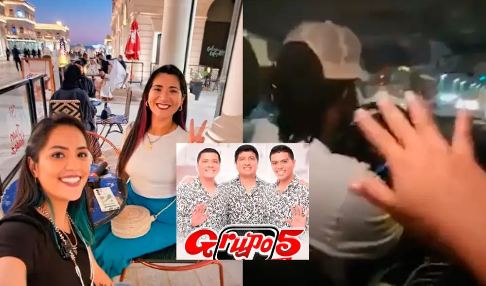 Misias pero Viajeras cumplieron con el pedido de un taxista en Qatar. Foto: composición/Misias pero viajeras, Grupo 5/Instagram.