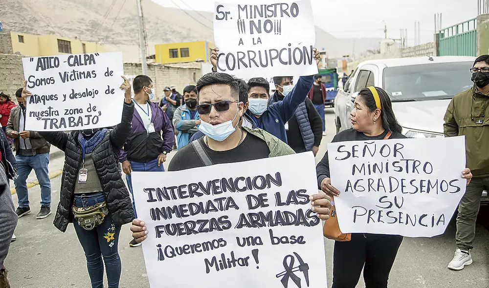 En las calles. Pedido de la población será atendido por el Ejecutivo. Temen nuevos enfrentamientos entre grupos armados. Foto: Rodrigo Talavera / La República