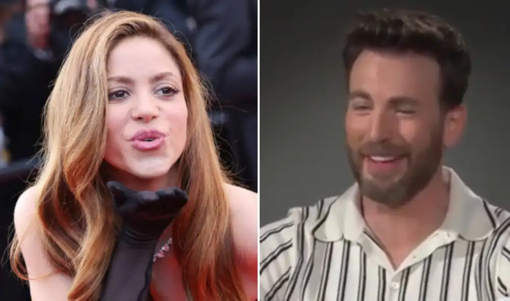 Chris Evans respondió ante la posibilidad de salir con Shakira. Foto: difusión