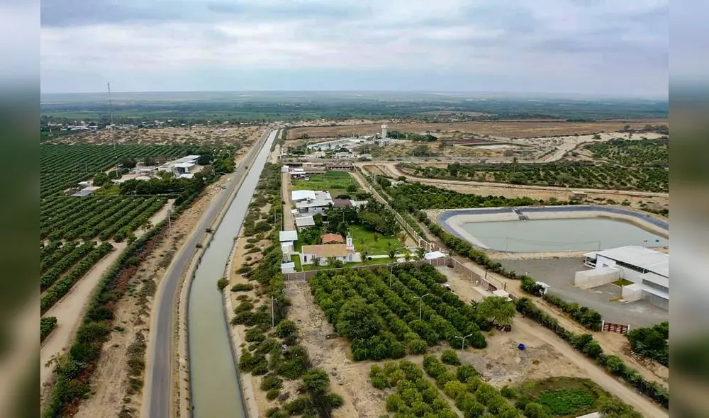 Con el revestimiento del canal mejorarán las actividades agrícolas. Foto: GORE