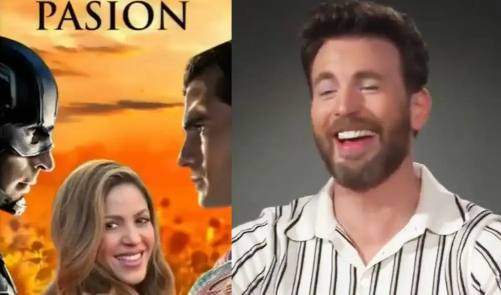 Chris Evans habló sobre Shakira tras separación de la cantante y Gerard Piqué. Foto: composición/ Twitter/ captura de Despierta América