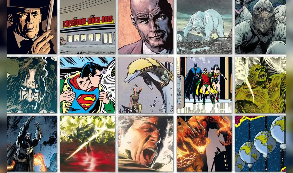 Los cómics cuentan con una infinidad de personajes e historias. Foto: ECC Comics