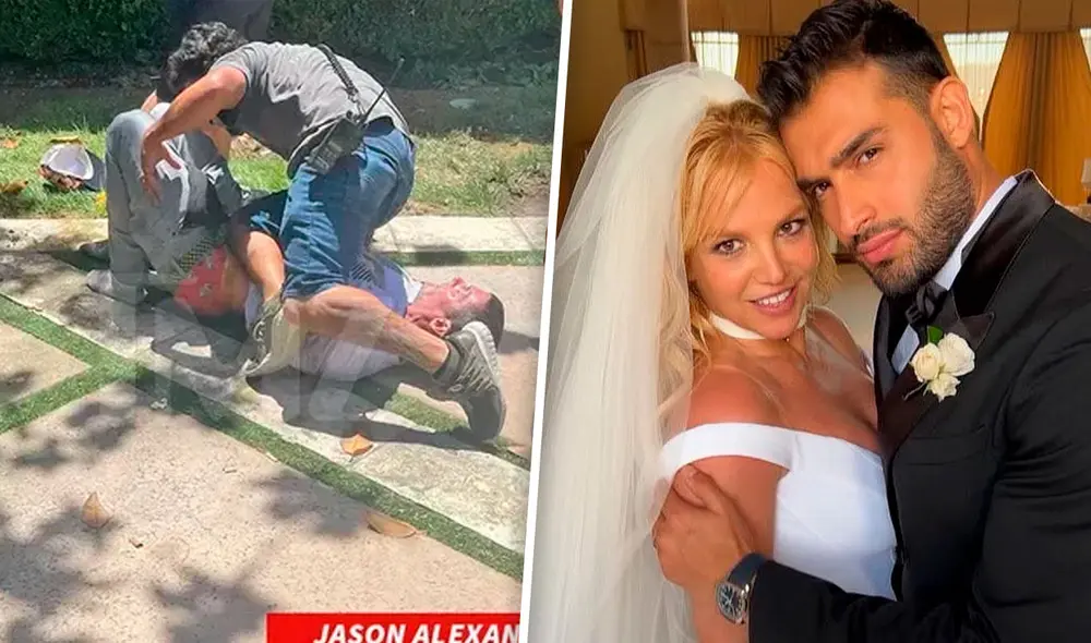 Britney Spears y Sam Asghari se dieron el "sí" en una íntima boda que se llevó a cabo el último 9 de junio. Foto: Vogue/Instagram/TMZ