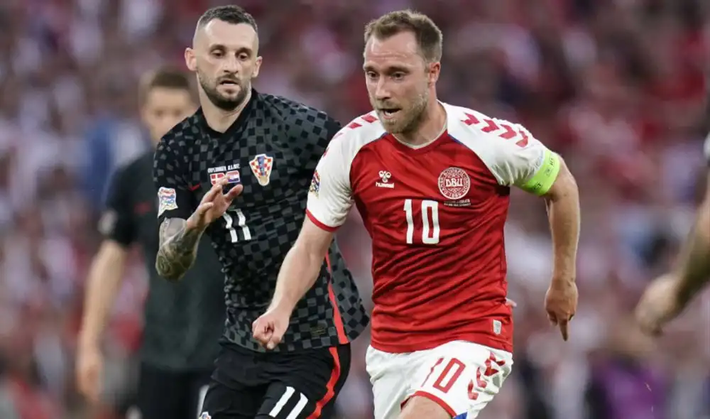 Los daneses suman seis unidades mientras que los croatas alcanzaron cuatro puntos con su victoria en Copenhague. Foto: Nations League. Los daneses suman seis unidades mientras que los croatas alcanzaron cuatro puntos con su victoria en Copenhague. Foto: Nations League.