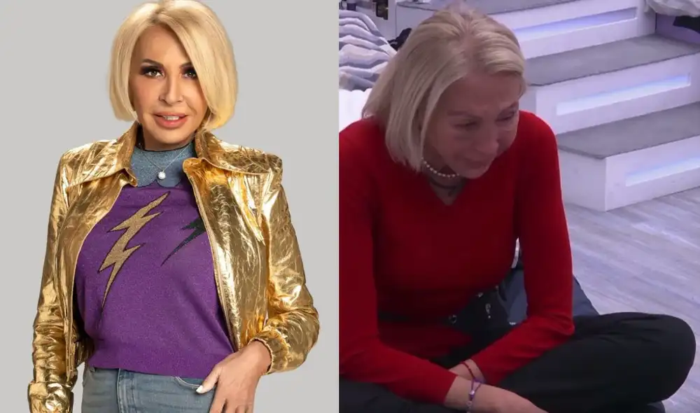 Laura Bozzo llora en La casa de los Famosos 2. Foto: composición LR/ captura de Instagram