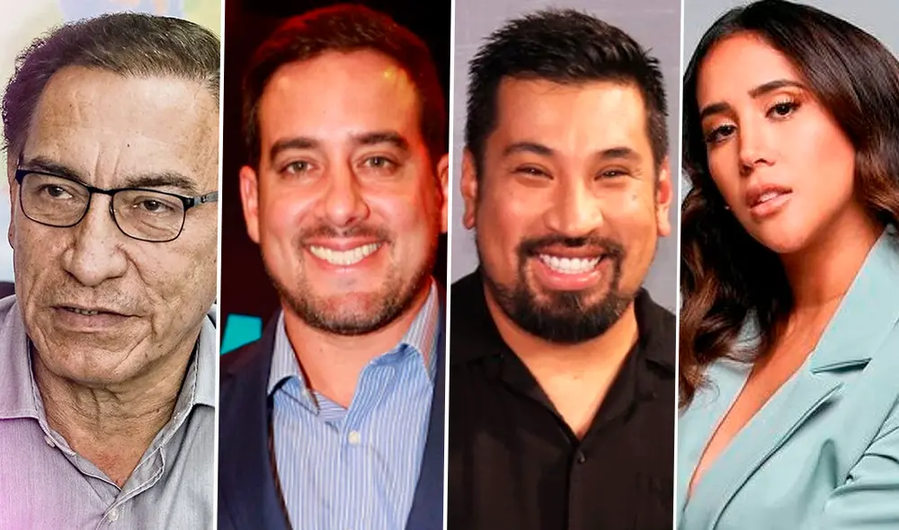 Martín Vizcarra, Óscar del Portal, Aldo Miyashiro y Melissa Paredes han protagonizado los últimos casos de infidelidad que se han revelado públicamente. Foto: composición LR Martín Vizcarra, Óscar del Portal, Aldo Miyashiro y Melissa Paredes han protagonizado los últimos casos de infidelidad que se han revelado públicamente. Foto: composición LR