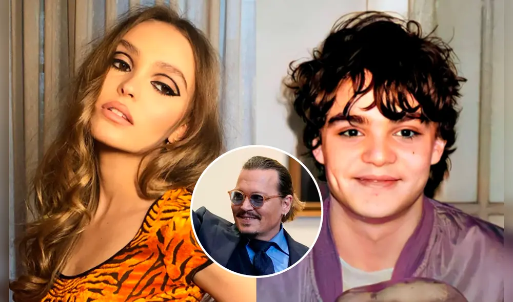 Johnny Depp tiene solo dos hijos, frutos de su relación con la modelo y actriz Vanessa Paradis. Foto: composición/EFE/ Lily-Rose/jackdepp_fan/Instagram