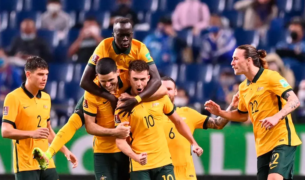 La selección australiana enfrentará a Perú en el repechaje. Foto: AFP