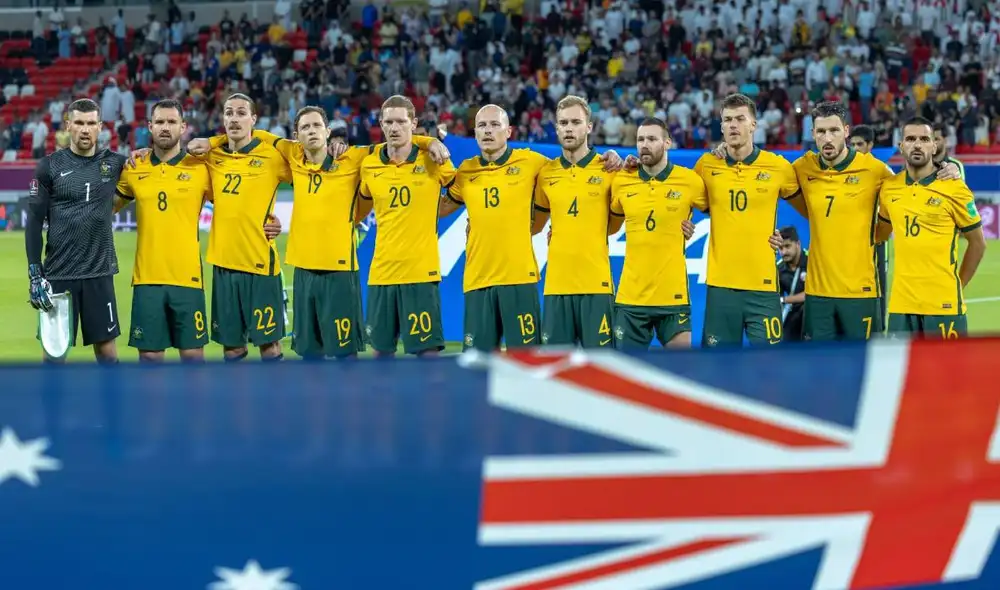 Australia busca una nueva clasificación al Mundial. El último que disputó fue el de Rusia 2018. Foto: Twitter Socceroos