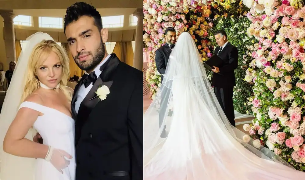 Britney Spears agradeció a las celeridades presentes en su boda. Foto: composición/ Britneyspears/Instagram Britney Spears agradeció a las celeridades presentes en su boda. Foto: composición/ Britneyspears/Instagram