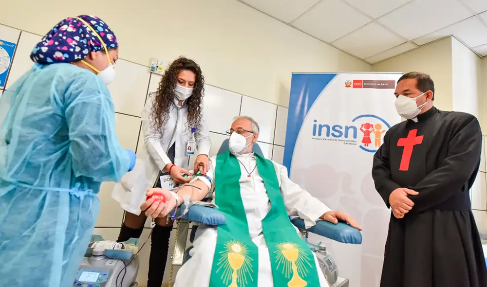 Sacerdote español nació en plena peste bubónica en el siglo 16. Por ello, decidió donar sangre desde los 18 años. Foto: INSN Sacerdote español nació en plena peste bubónica en el siglo 16. Por ello, decidió donar sangre desde los 18 años. Foto: INSN
